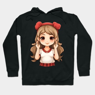 thanksgiving cute girl Hoodie